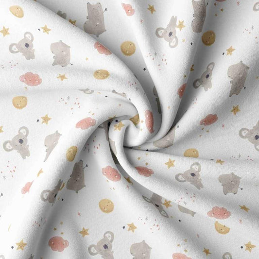 Zipopo, Blanc et rose, coton français