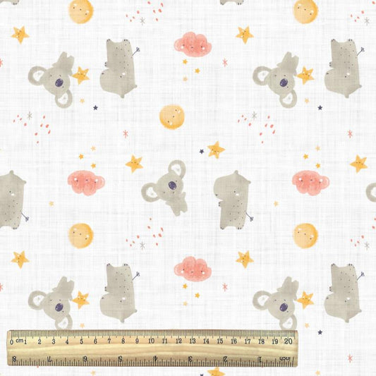 Zipopo, Blanc et rose, coton français