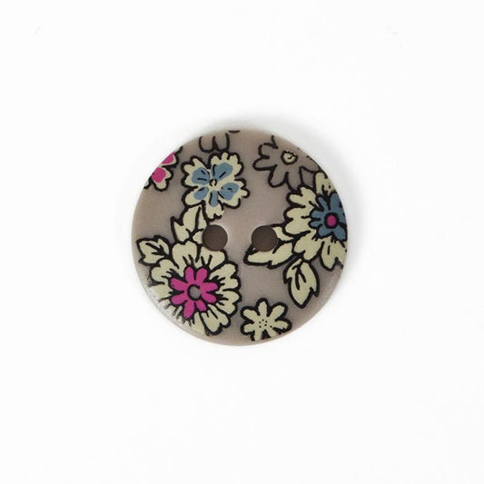 Liberty button antique grey - various sizes
