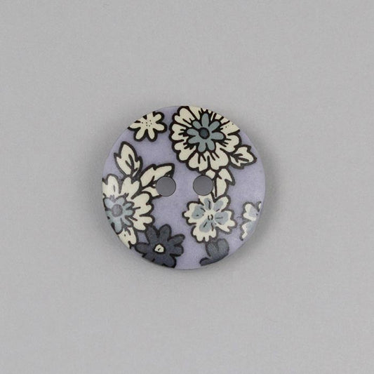 Liberty Button Lavender Gray - Various Sizes