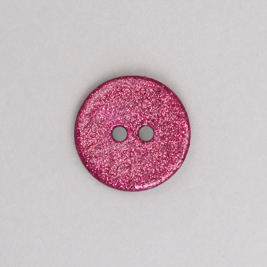 Magenta sequin button, mother of pearl