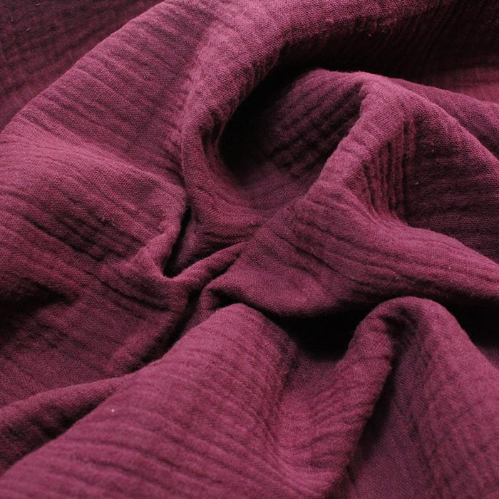 Doppia garza goffrata unito Purple