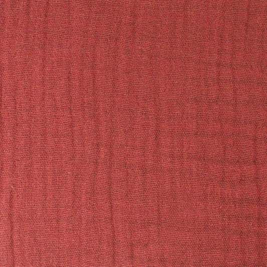 Chute de 80cm, Tomette unie double gaze gaufrée