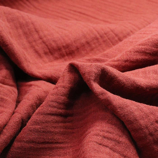 Chute de 80cm, Tomette unie double gaze gaufrée