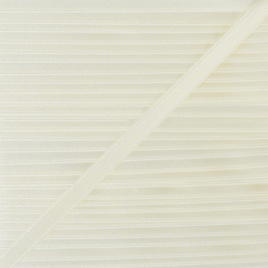 6mm ivory double satin ribbon