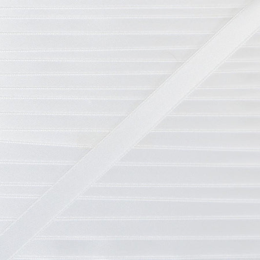 10mm white double satin ribbon