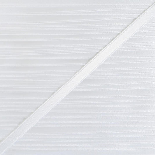 6mm white double satin ribbon