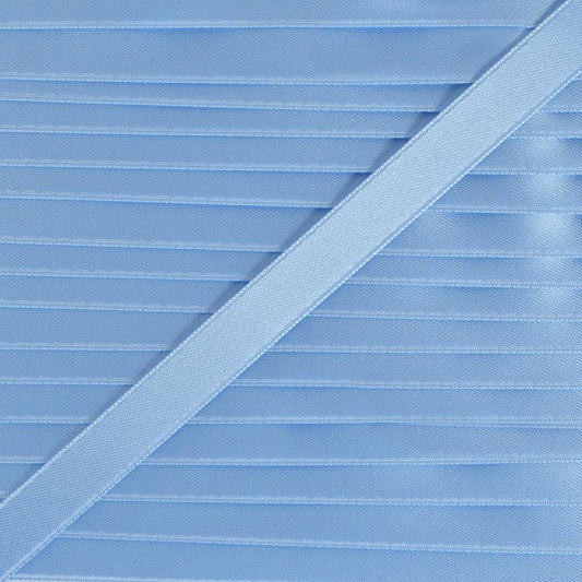 10mm Candy Blue Double Satin Ribbon