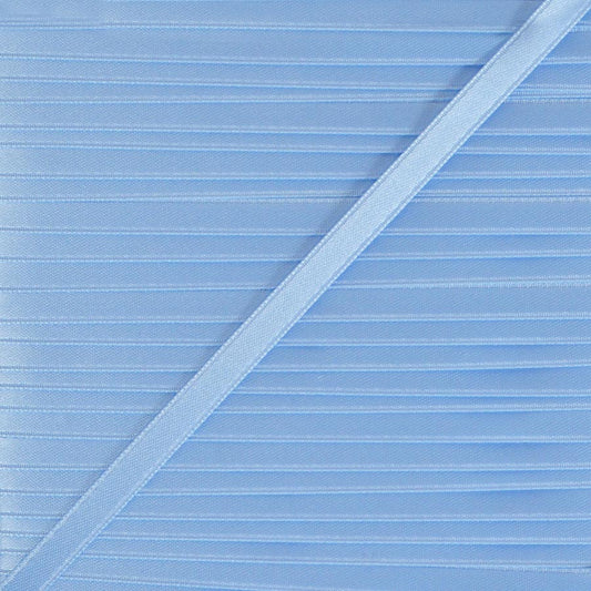 6mm Candy Blue Double Satin Ribbon