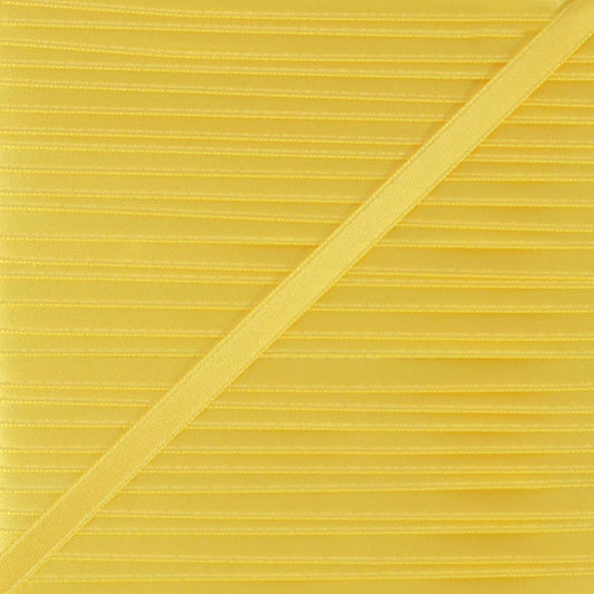 6mm gold yellow double satin ribbon