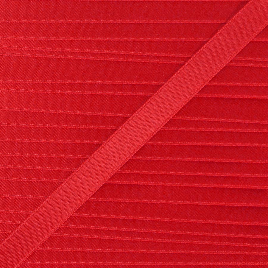 Nastro doppio raso rosso 10mm