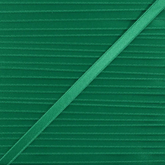 Emerald double satin ribbon 6mm