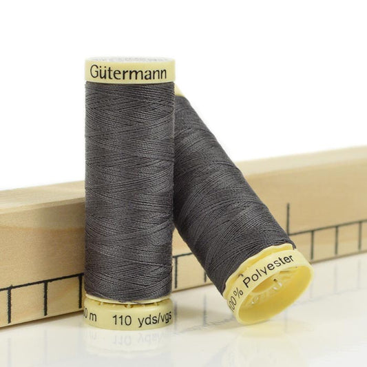 Gütermann Sewing Thread 702 Anthracite Grey