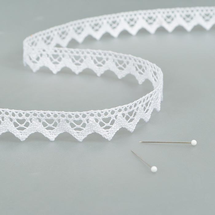 Merletto tombolo, bianco