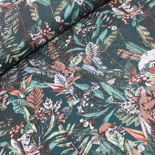 Autumn Joy, Forest River, Cotton Gabardine