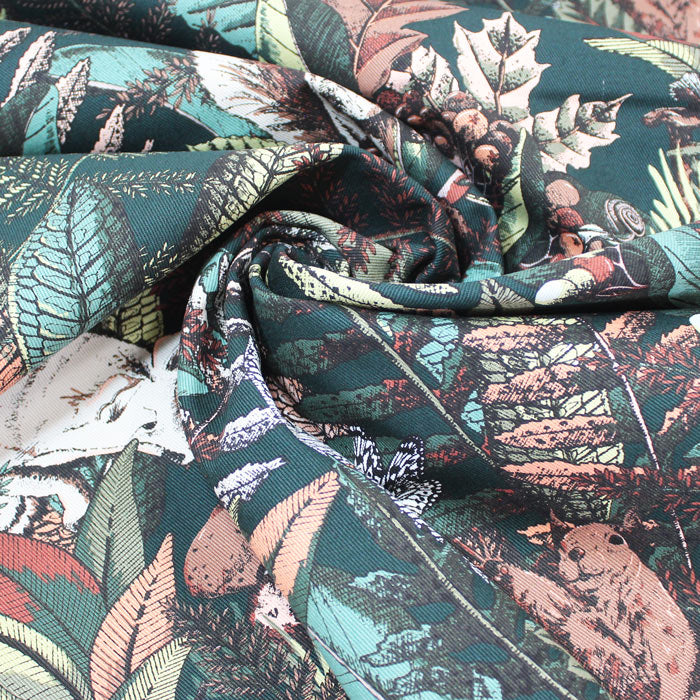 Autumn Joy, Forest River, gabardine en toile de coton
