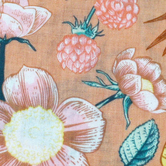 Jardin fleuri, Rose saumoné, Double gaze