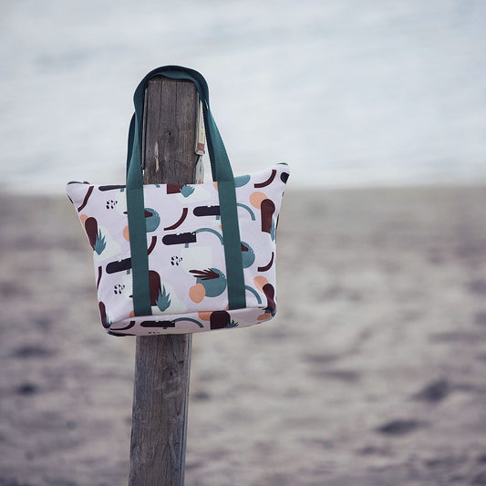 Abstrarium, Lavander blue, Gabardine in tela di cotone