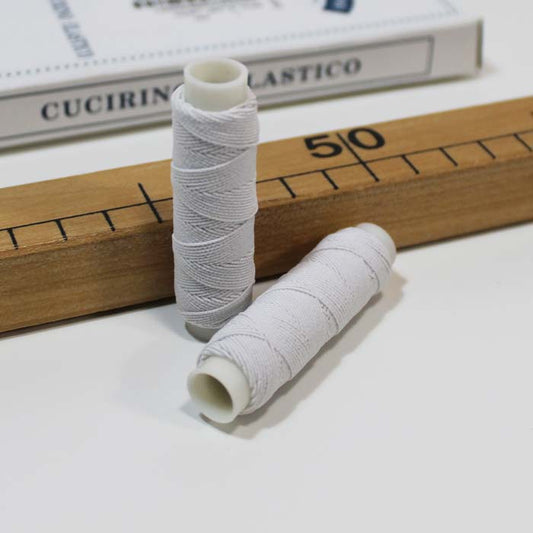Filo, cucirino elastico bianco/nero