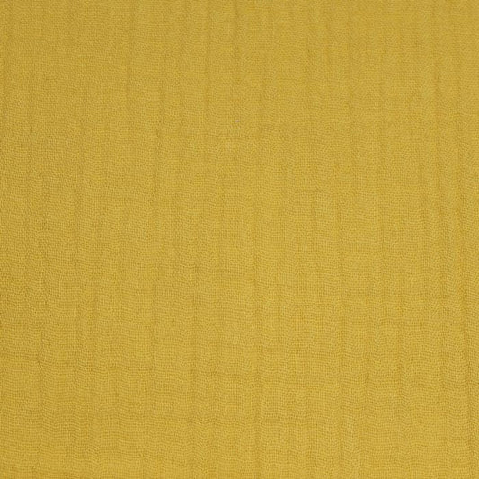 Doppia garza goffrata unito Senape