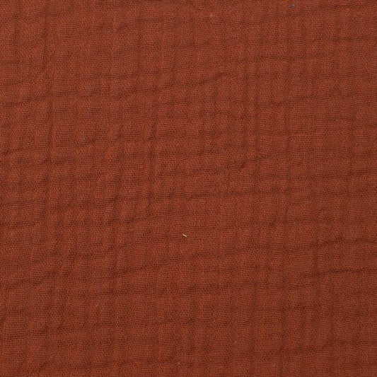 Doppia garza goffrata unito Ruggine