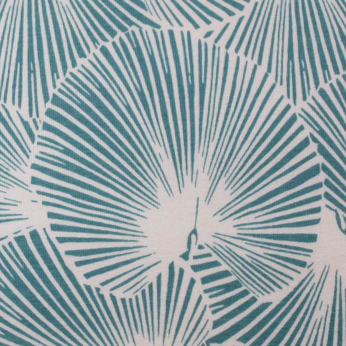 Fan Leaves, Bianco sale marino, felpa garzata