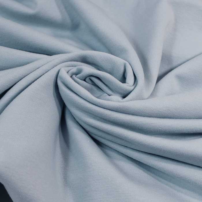 French terry, Azzurro cielo, felpa garzata