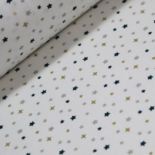 Freez, oro e pavone, cotone francese