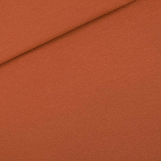 French terry, Aragon brown, felpa garzata