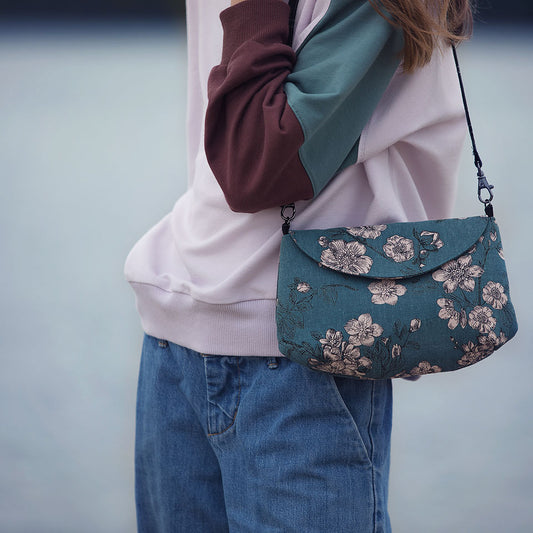 French terry, Lavander blue, felpa garzata