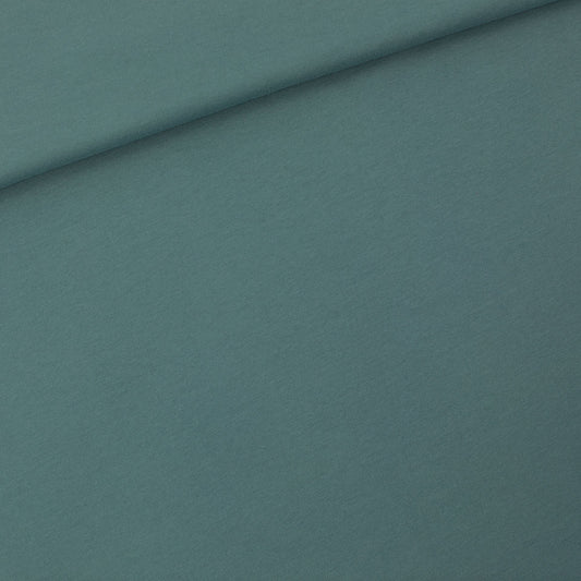 Fin de série 80cm, French Terry, bleu atlantique nord, polaire brossée