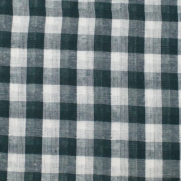 Gingham, doppia garza vichy, verde bosco