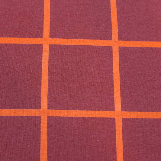 Grid XL, Bordeaux, felpa garzata