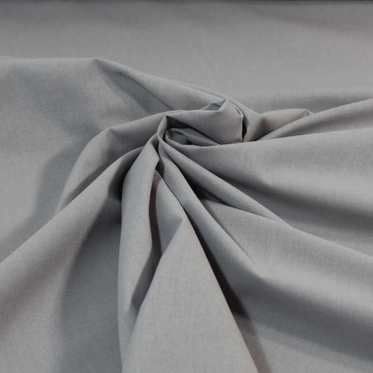 Cotone unito Grigio perla