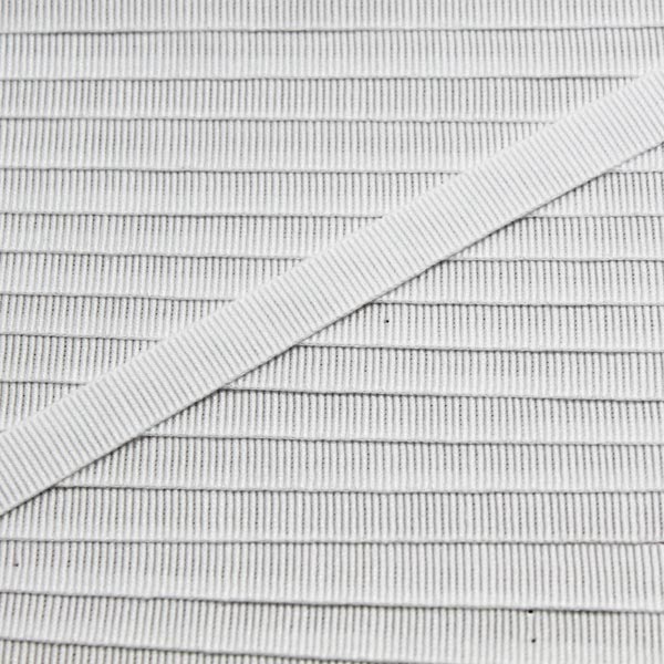 Ruban gros grain blanc, différentes tailles