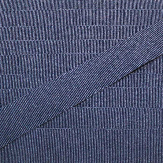 Dark blue grosgrain ribbon, various sizes