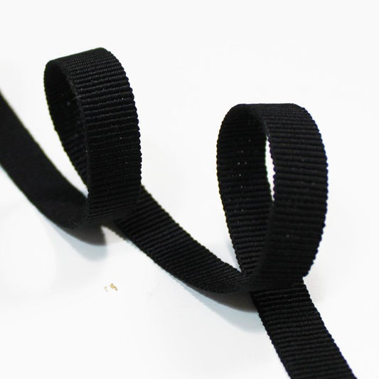 Black grosgrain ribbon, various sizes