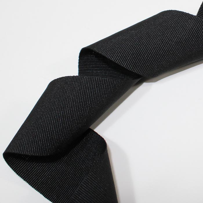 Nastro gros-grain nero, varie misure