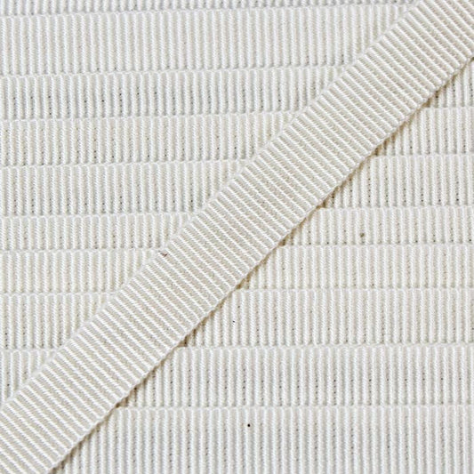 Cream grosgrain ribbon, various sizes