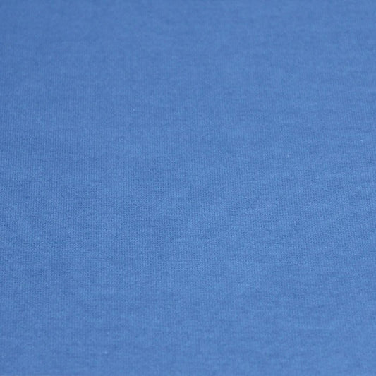 Jersey de coton uni denim