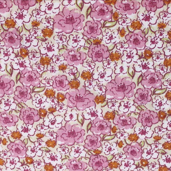 Kalmia, rose, cotone francese