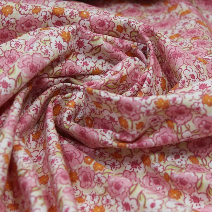 Kalmia, rose, cotone francese