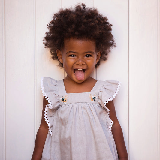 Lin et viscose, Gris glacier