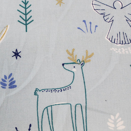 Fat quarter, Magnus, ghiaccio, cotone francese