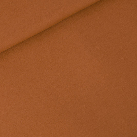 French terry, Meerkat brown, felpa garzata