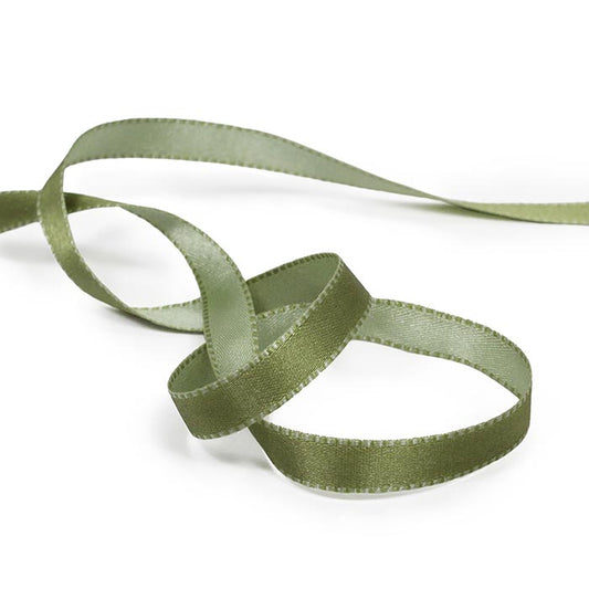 Green two-tone satin ribbon