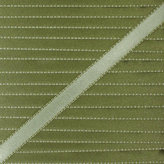 Green two-tone satin ribbon