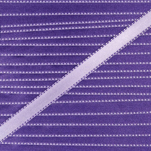 Purple two-tone satin ribbon