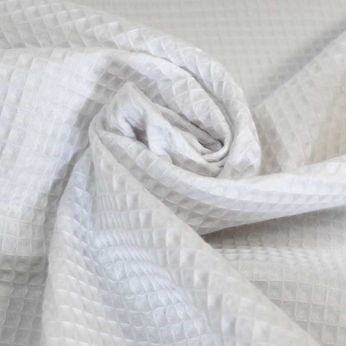 Nido d'ape, Bianco, Cotone
