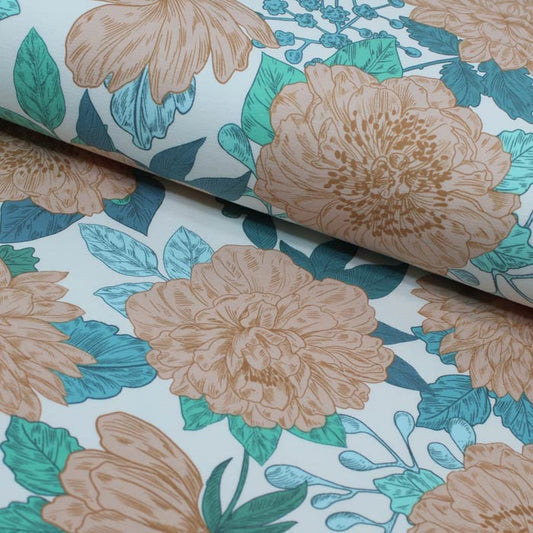 Pivoines, Sel de mer blanc, toison brossée